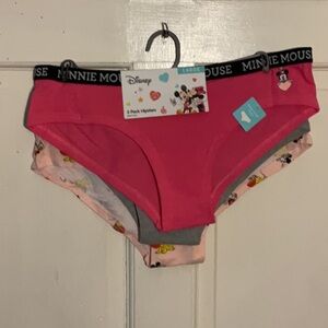 Women’s Disney Minnie Mouse Hipster Underwear sz L
